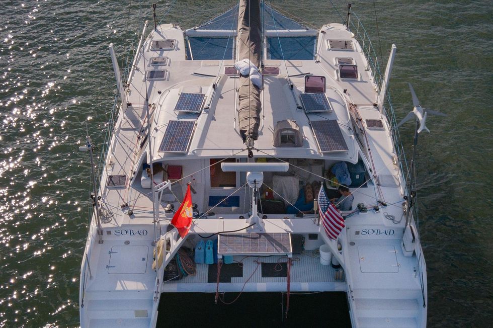 2001 Crowther 50 Solid Fiberglass Catamaran